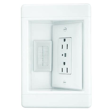 cable tv and electric box|legrand recessed tv outlet.